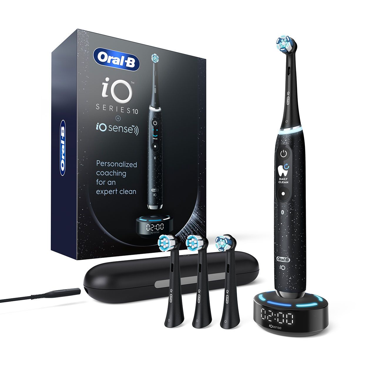 ORAL-B iO Series 10 Cosmic Black Electric toothbrush + iO Sense charger Black_1