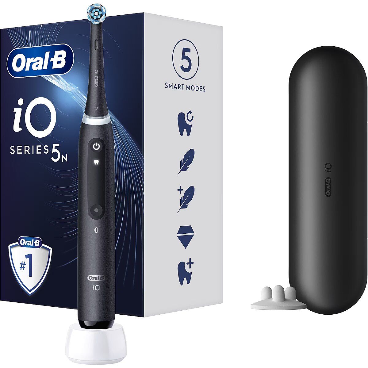 Oral-B IOSERIES5BL electric toothbrush Adult Vibrating toothbrush Black_1