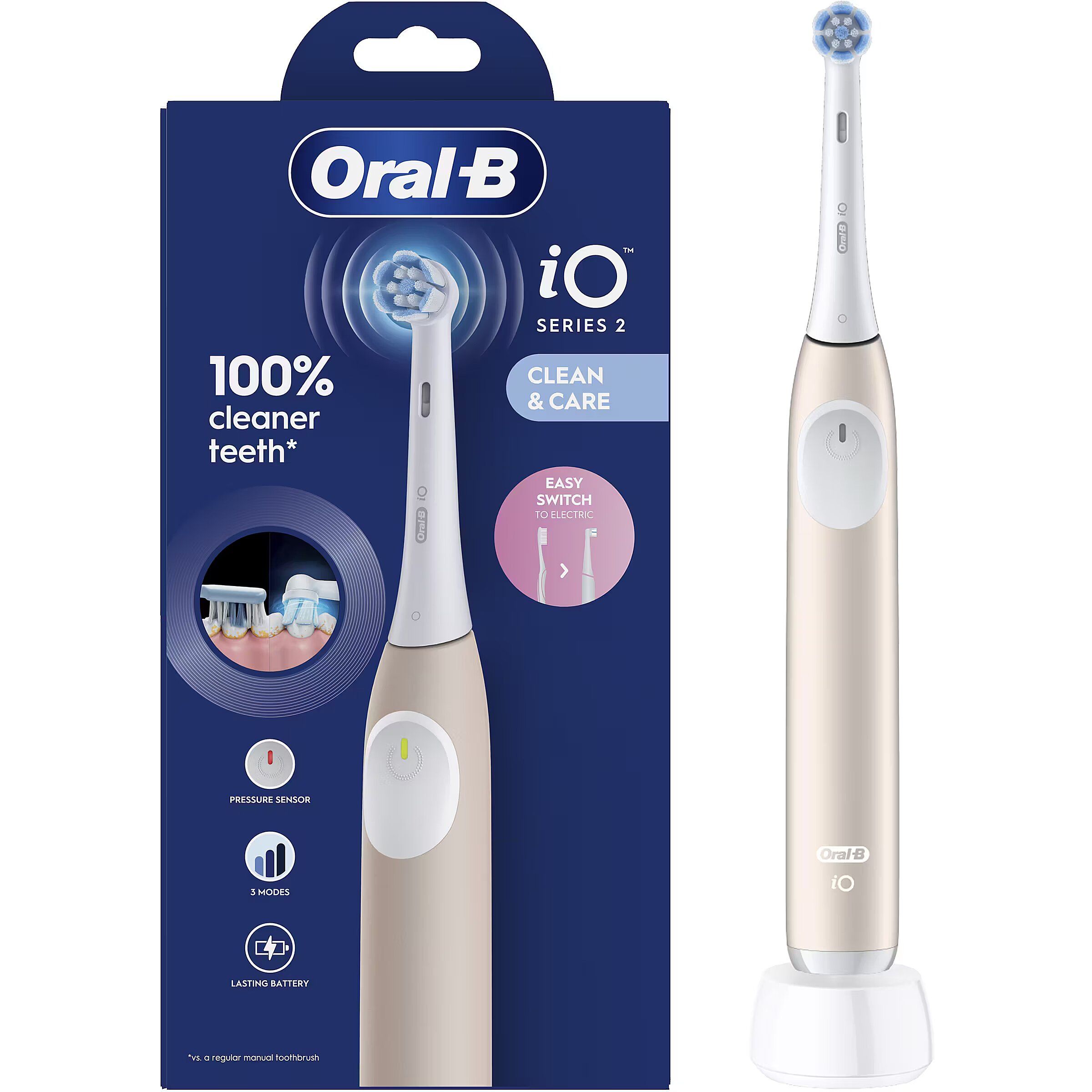 Braun iOS2.1C9.0P Oral-B iO2 Calm Pink Brush_1