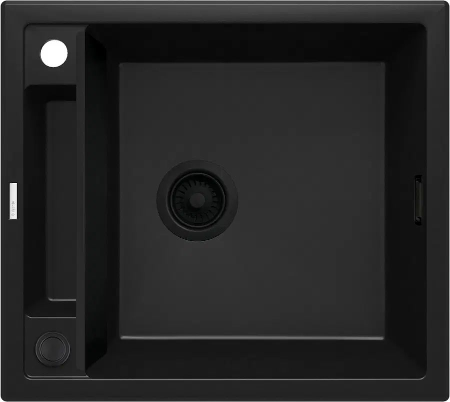 DEANTE BLACK NERO MATT MAGNETIC 1-BOWL GRANITE SINK_2