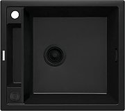 DEANTE BLACK NERO MATT MAGNETIC 1-BOWL GRANITE SINK_2