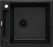 DEANTE BLACK NERO MATT MAGNETIC 1-BOWL GRANITE SINK_3