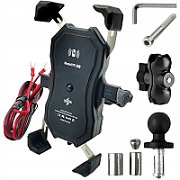 MOTORBIKE PHONE HOLDER FREEDCONN MC1W WITH INDUCTIVE CHARGER_1