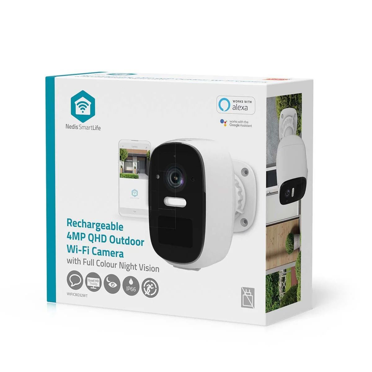 Outdoor Camera Nedis Smartlife IP66 motion det._3