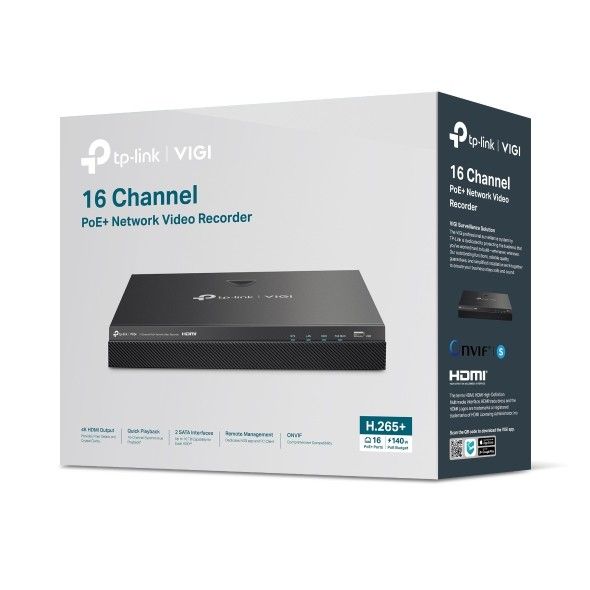 Network Video Recorder 16CH POE+/VIGI NVR2016H_2