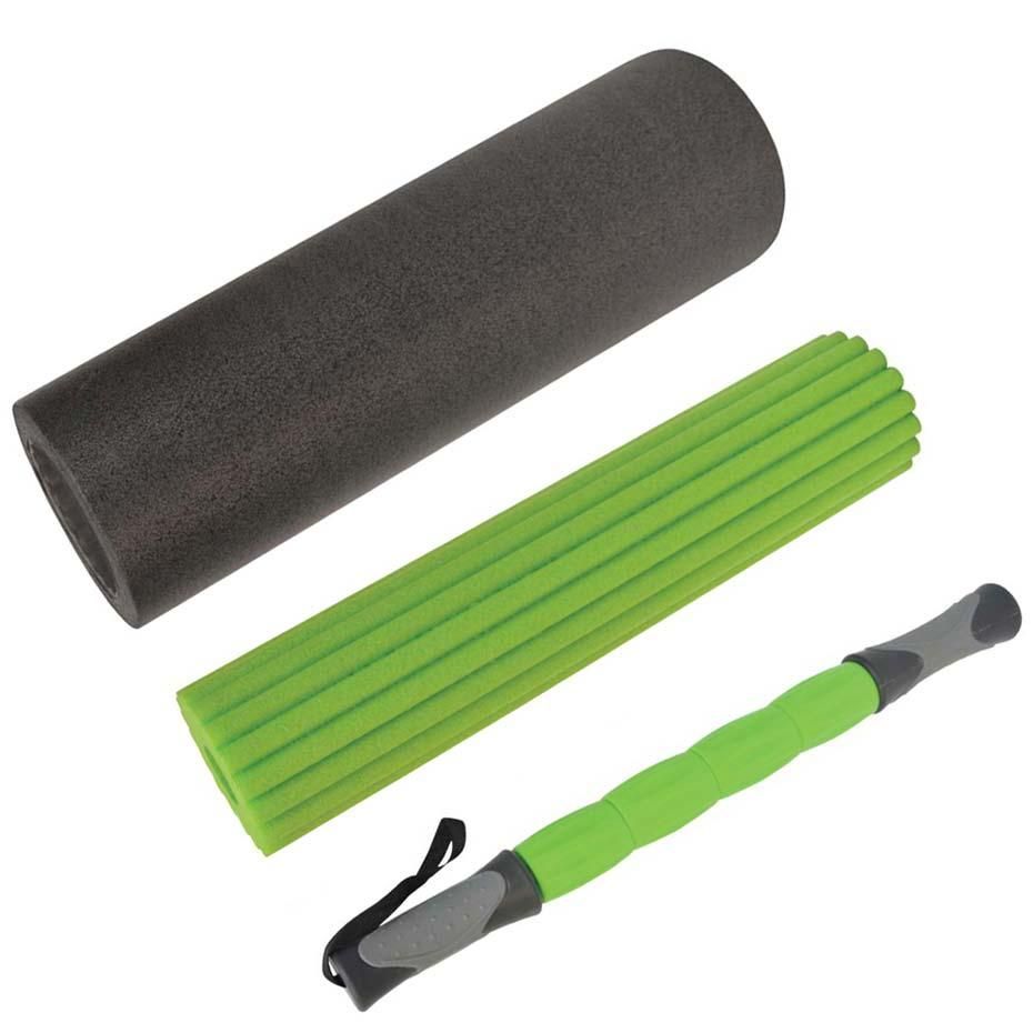 Schildkröt Fitness 3 in 1 Massage Roller Set Black  Green Foam 1 pc(s) 960039_1
