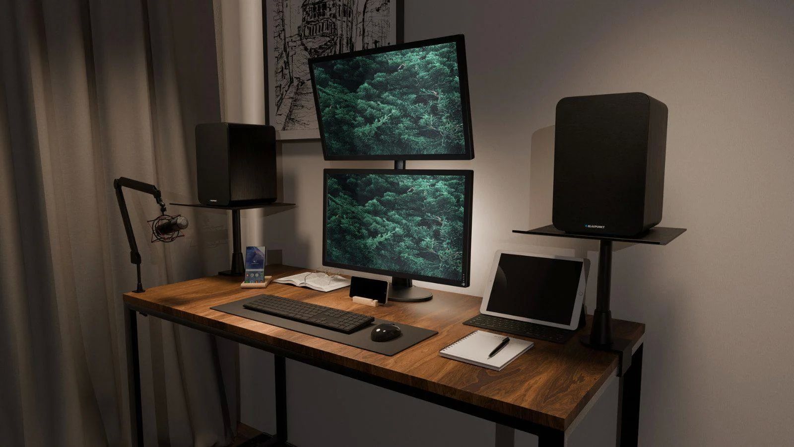 BLAUPUNKT BS50BK active bookshelf speakers_5