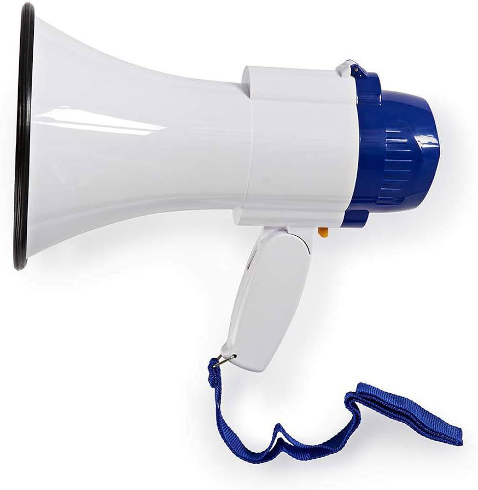 Megaphone Nedis blue/white_1