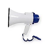 Megaphone Nedis blue/white_4