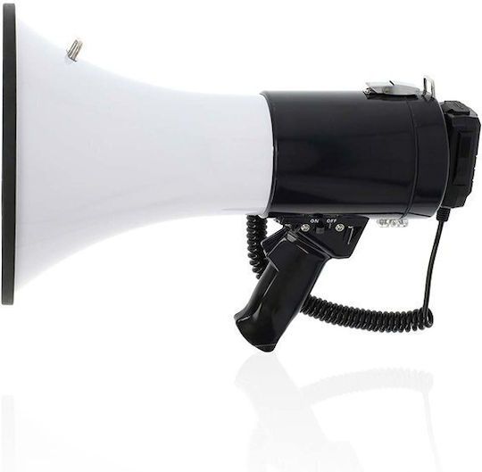 Megaphone Nedis 1500m Recording 120dB Black/White_3