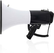 Megaphone Nedis 1500m Recording 120dB Black/White_3