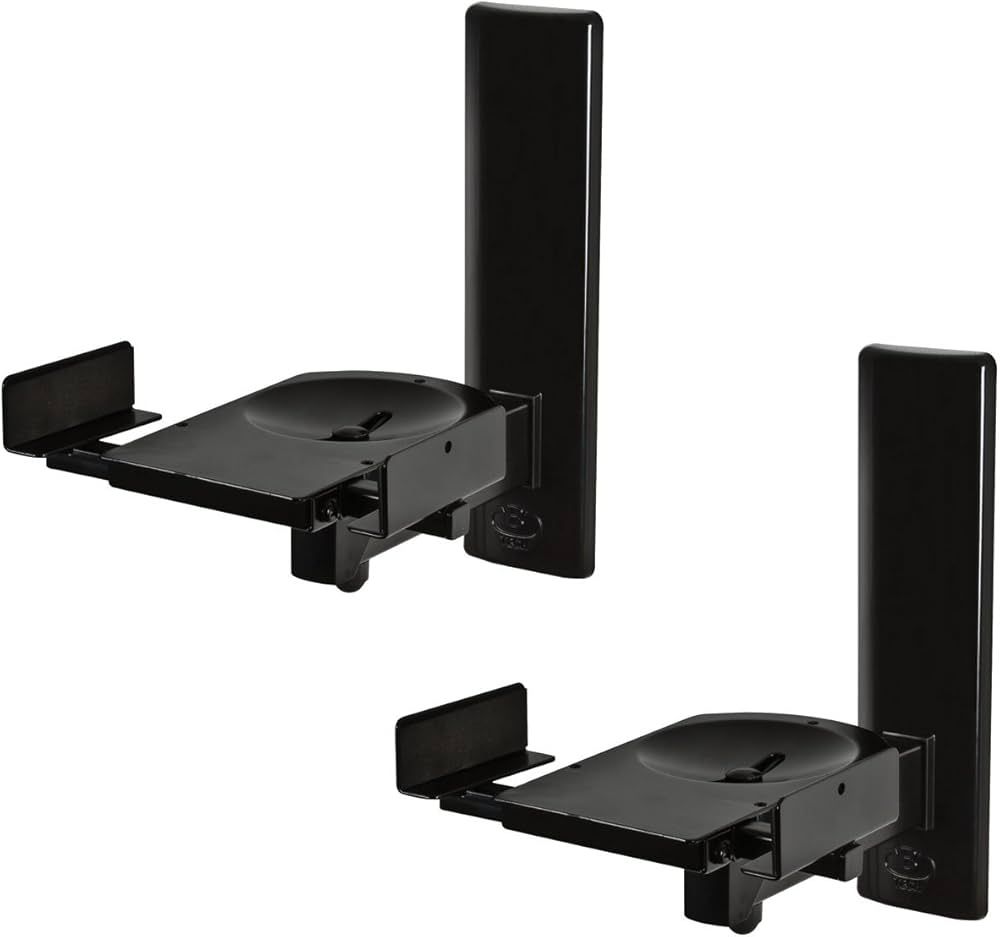B-Tech VENTRY - Side Clamping Loudspeaker Wall Mounts with Tilt & Swivel (Pair)_3