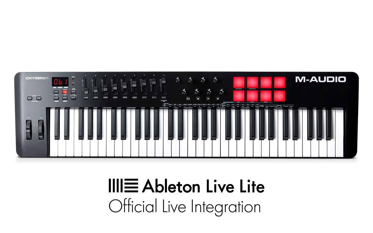 M-AUDIO Oxygen 61 (MKV) MIDI keyboard 61 keys USB Black_3