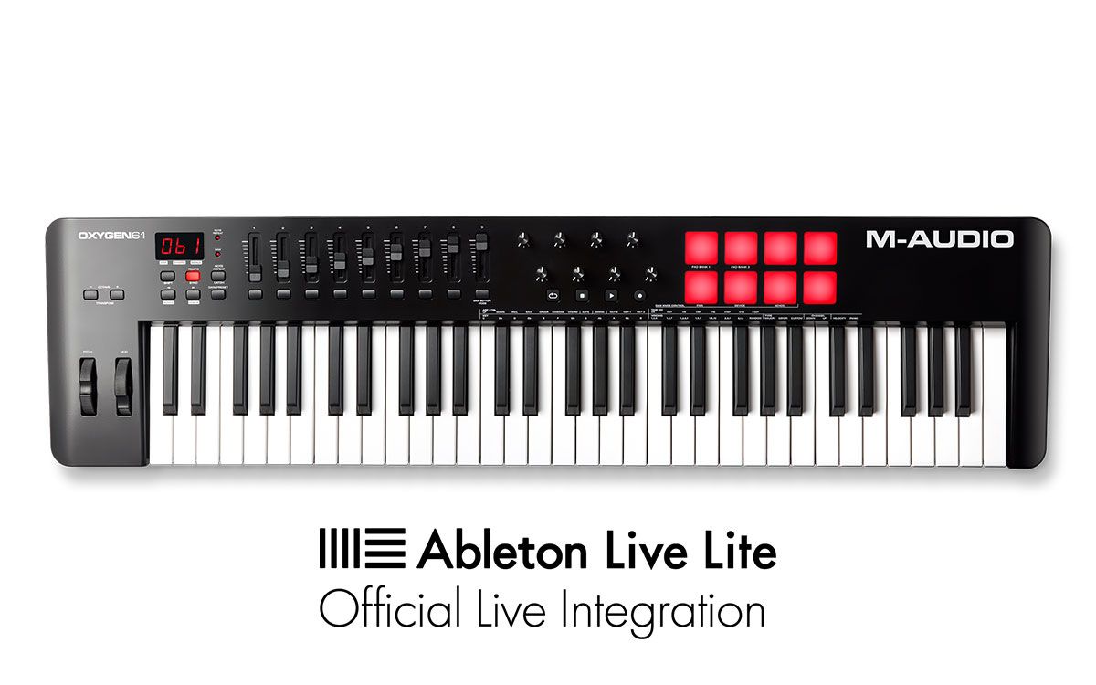 M-AUDIO Oxygen 61 (MKV) MIDI keyboard 61 keys USB Black_4