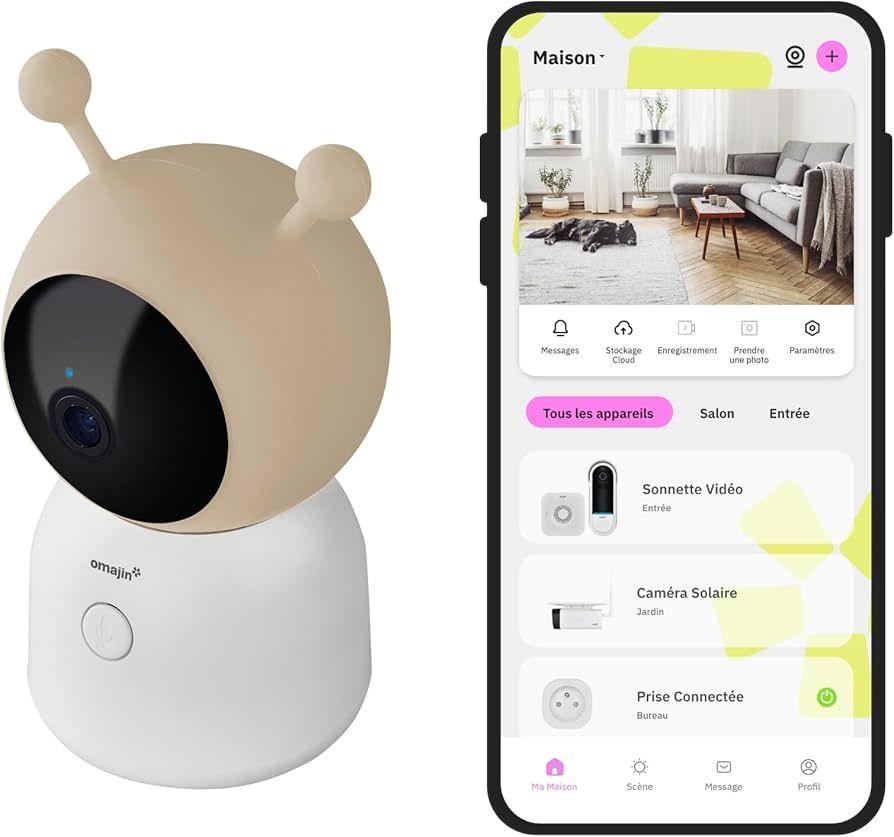 Electronic nanny OMAJIN OBC-01-EC White_2