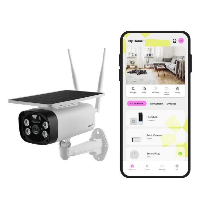 Wireless Security Camera OMAJIN OSC-01-EU solar White  Black_2