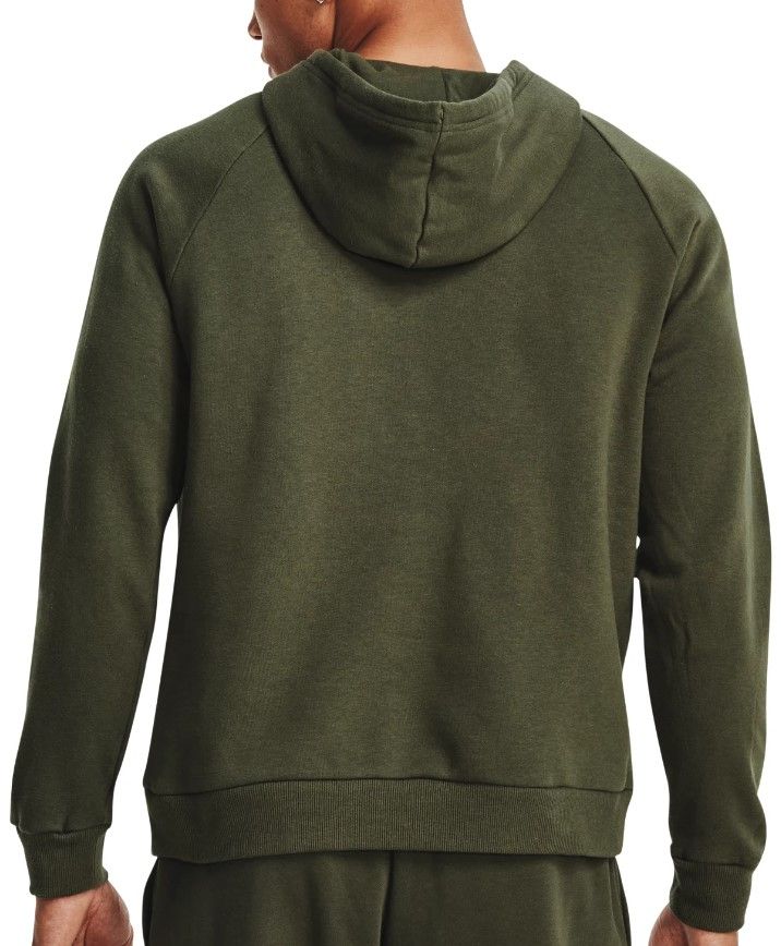 Men's hoodie UA Rival Fleece logo HD olive 1379758_2