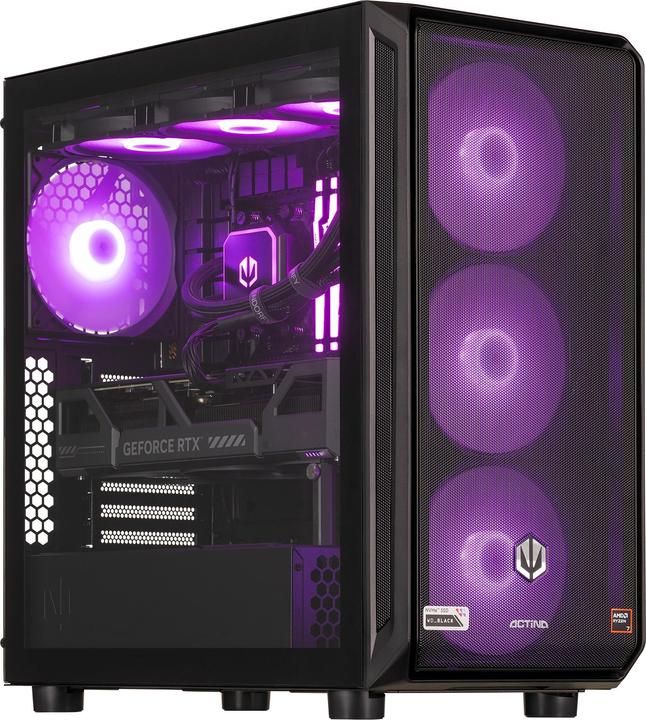 Actina 5901443411994 PC AMD Ryzen™ 7 9800X3D 32 GB DDR5-SDRAM 2 TB SSD NVIDIA GeForce RTX 5090 Windows 11 Home Midi Tower Black_1