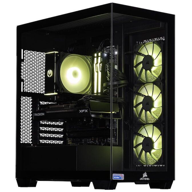 Actina 5901443413745 PC AMD Ryzen™ 7 8700F 32 GB DDR5-SDRAM 2 TB SSD NVIDIA GeForce RTX 5070 Ti Midi Tower Black_1