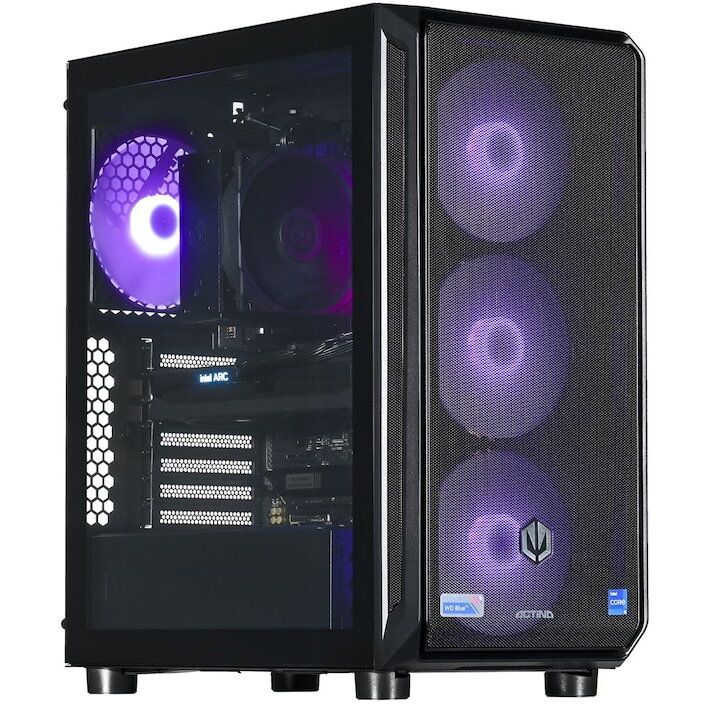 Actina 5901443410270 PC AMD Ryzen™ 5 7500F 32 GB DDR5-SDRAM 1 TB SSD Intel Arc B580 Midi Tower Black_1