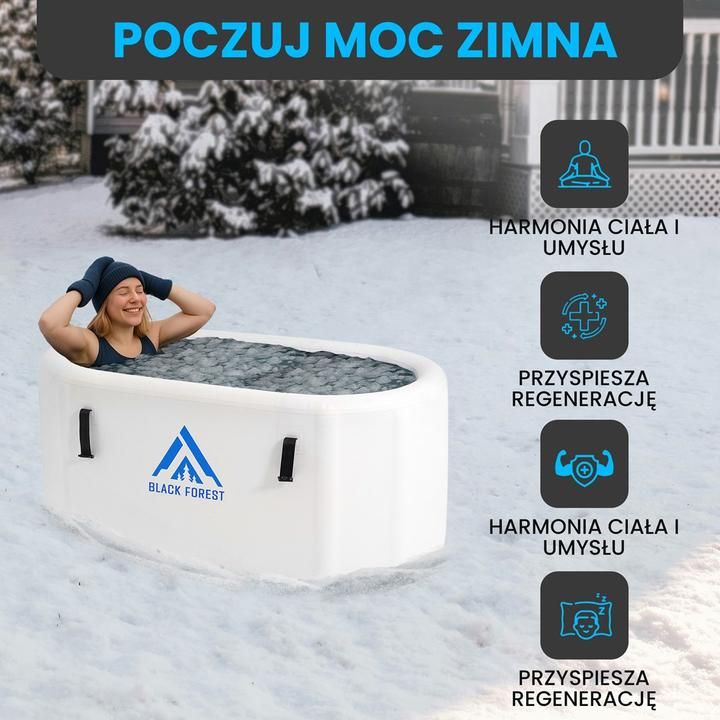 Extralink Ice Bath  Cold Plunge Tub  150x80x65cm_2