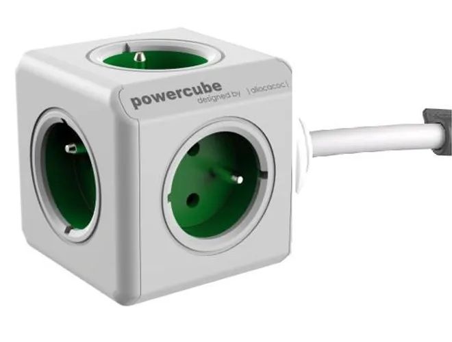 Allocacoc PowerCube Extended Type E power extension 1.5 m 5 AC outlet(s) Indoor Green_3