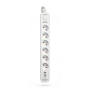 KERG power strip with circuit breaker-6 sockets 3USB 16A 1.5m_1