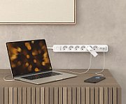 KERG power strip with circuit breaker-6 sockets 3USB 16A 1.5m_2