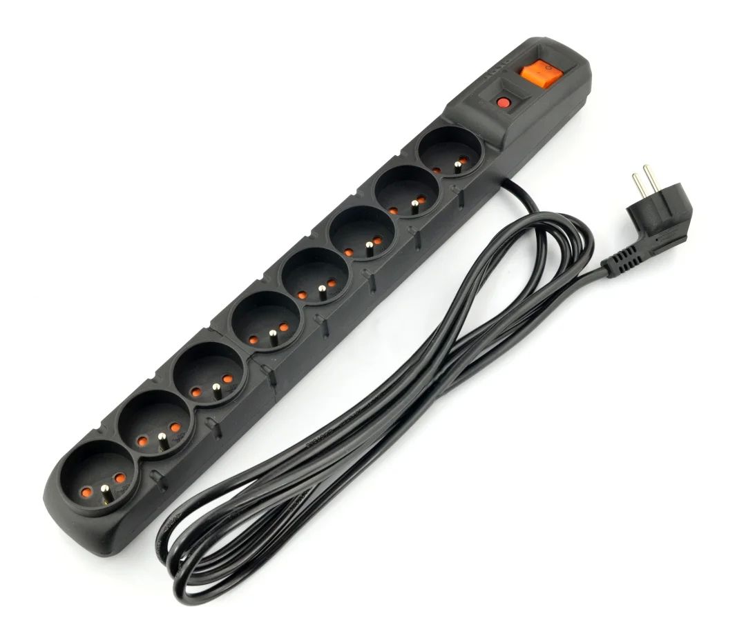 ACAR S8 Black 8 AC outlet(s) 230 V 3m_2