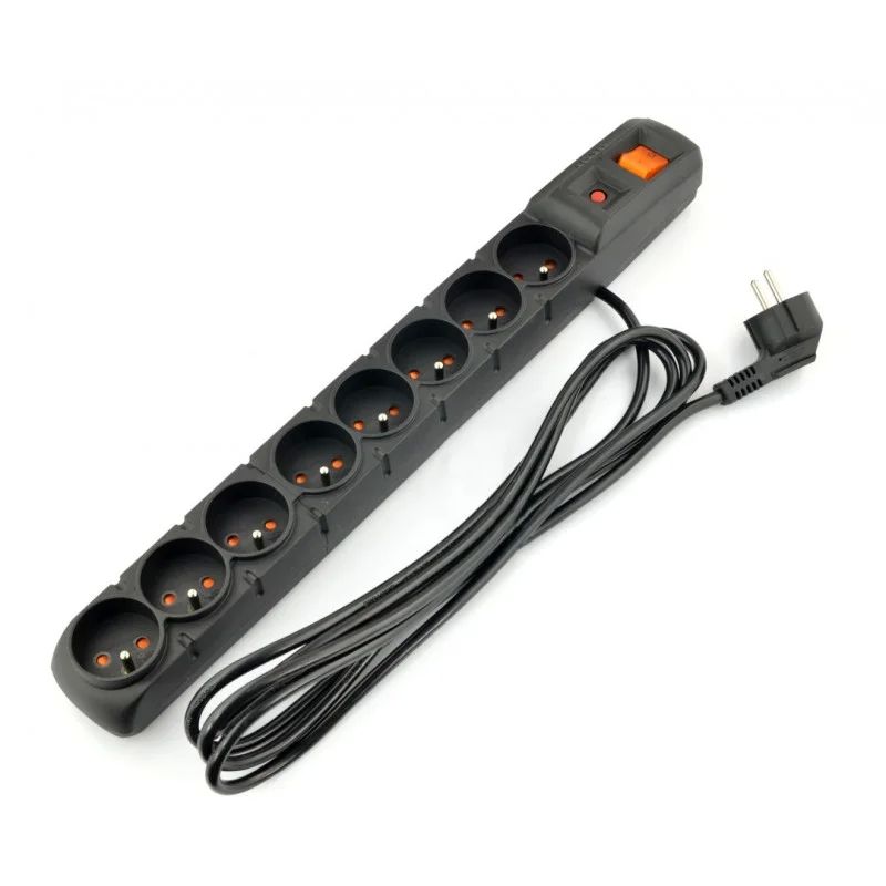 ACAR S8 Black 8 AC outlet(s) 230 V 3m_4