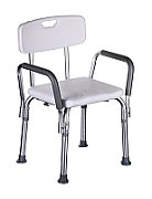 Shower chair with backrest and armrests_2