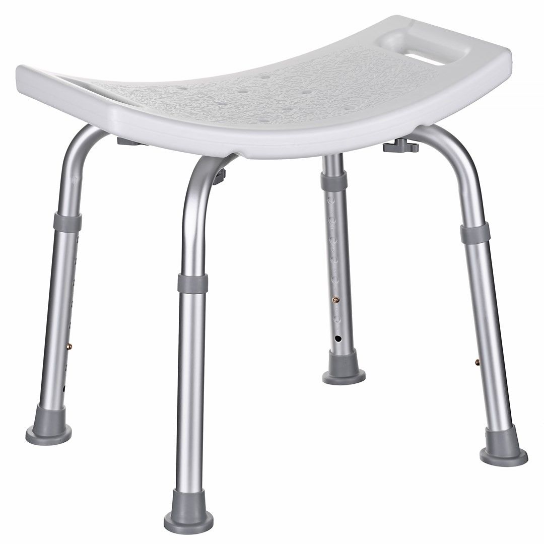 Rectangular shower stool with height adjustment_2
