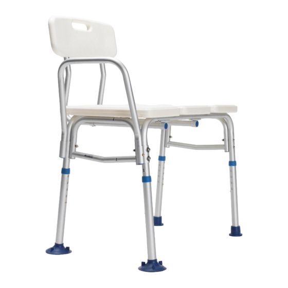Vermeiren Kate Wheelchair bench with backrest White_1