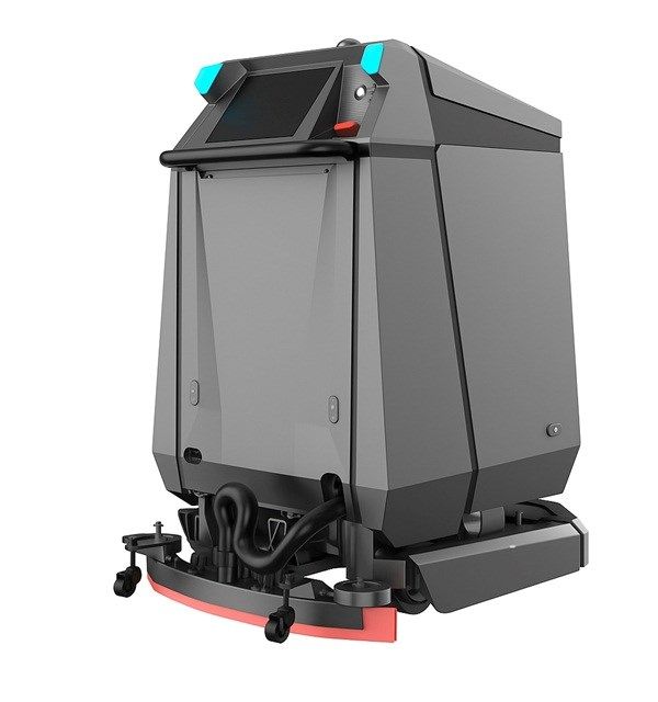 Rosiwit Skywalker 50 Professional scrubber robot + disc brush Grey_2