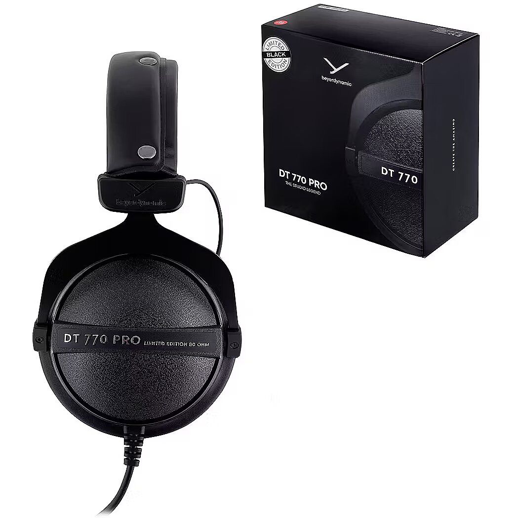 Beyerdynamic DT 770 Pro 80 ? Black Limited Edition - closed studio headphones_1