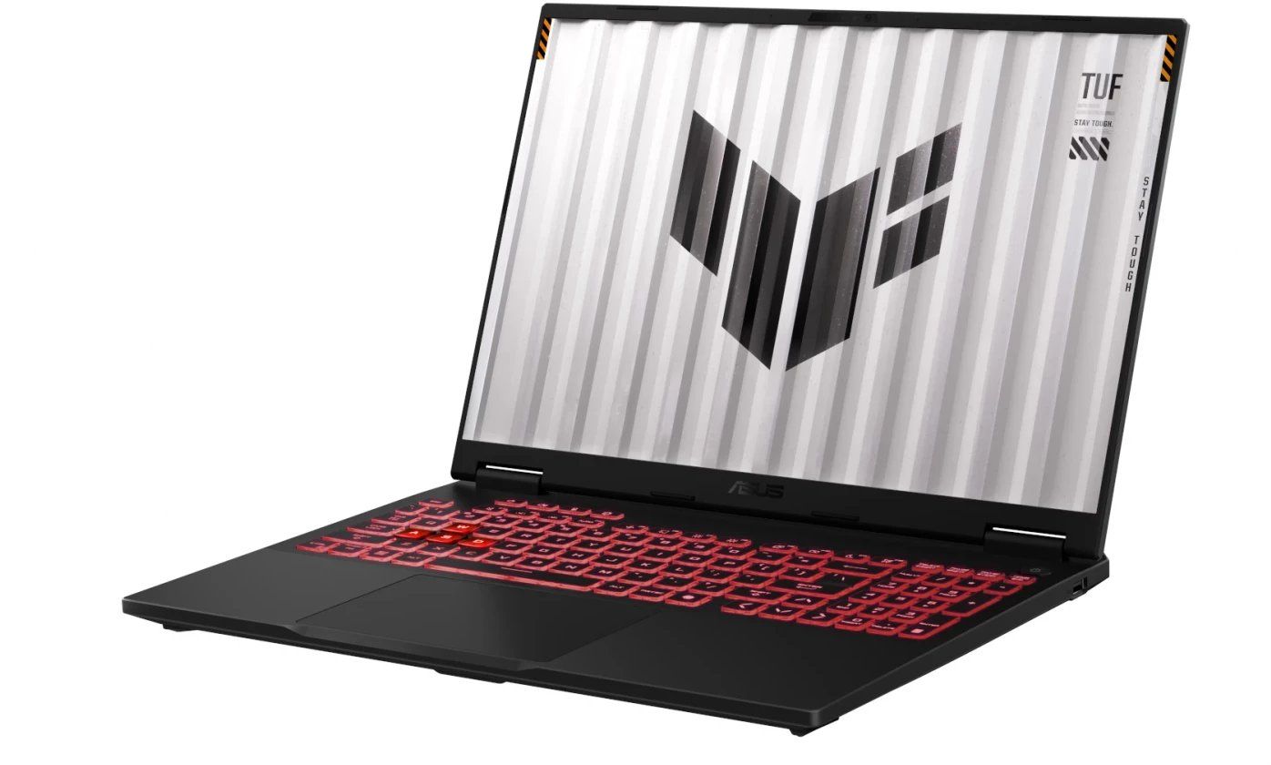 ASUS TUF Gaming A16 FA608UH-R7165 AMD Ryzen™ 7 260 Laptop 40.6 cm (16 ) WUXGA 16 GB DDR5-SDRAM 512 GB SSD NVIDIA GeForce RTX 5050 Wi-Fi 6E (802.11ax) NoOS Black  Grey_1