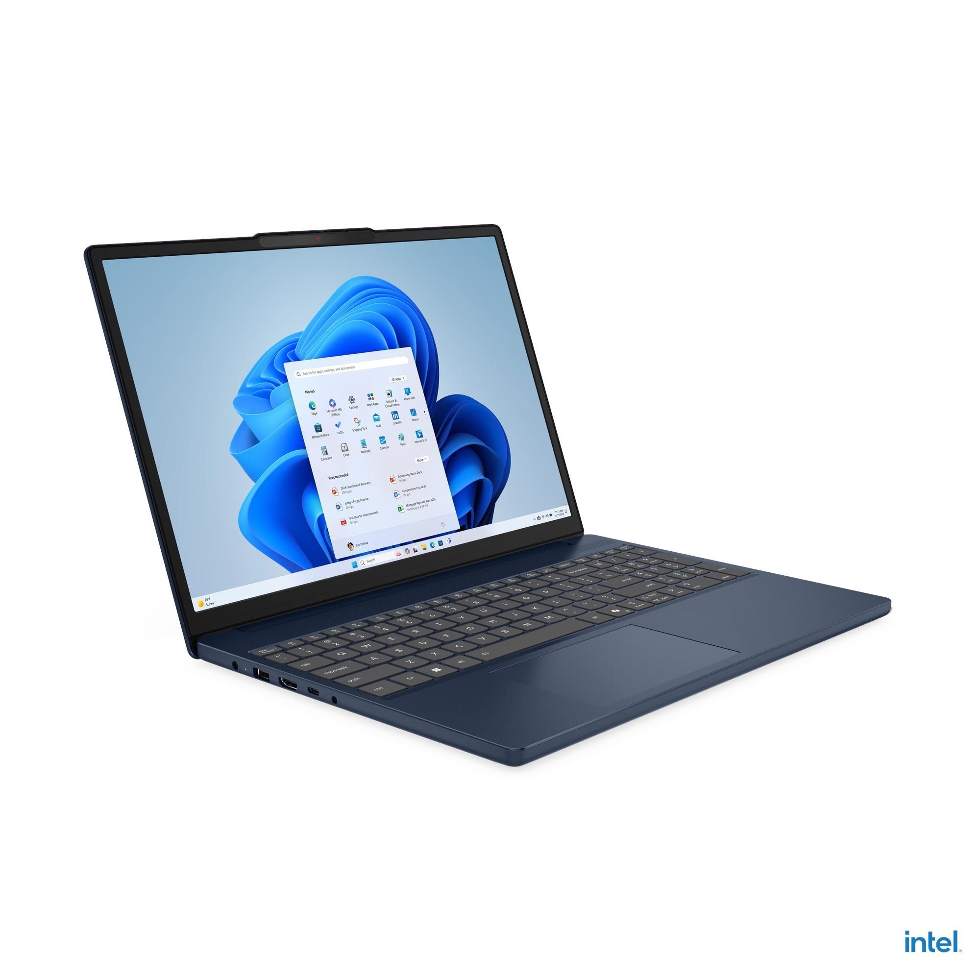 Lenovo IdeaPad Slim 3 15IRH10 Intel® Core™ i5 i5-13420H Laptop 38.9 cm (15.3 ) WUXGA 16 GB DDR5-SDRAM 512 GB SSD Wi-Fi 6 (802.11ax) Windows 11 Home Blue_8