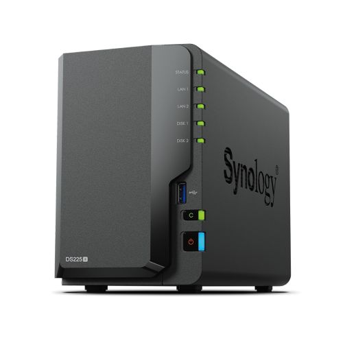 SYNOLOGY DS225+ 2-Bay PLUS NAS Intel Celeron J4125 2GB ECC DDR4
