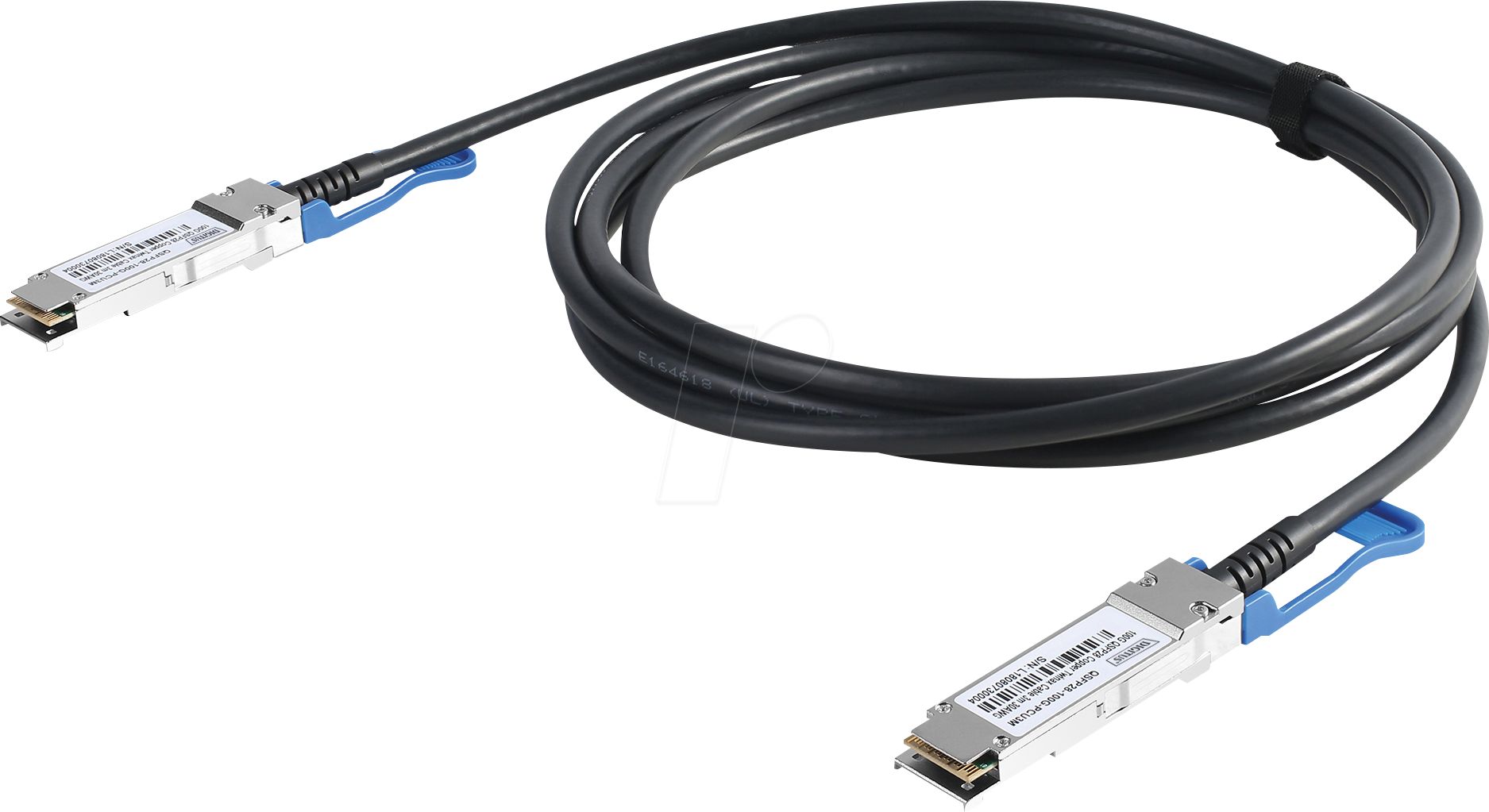 Digitus DN-81601 cablu InfiniBand/fibră optică 1 m QSFP28 DAC Negru, Argint_6