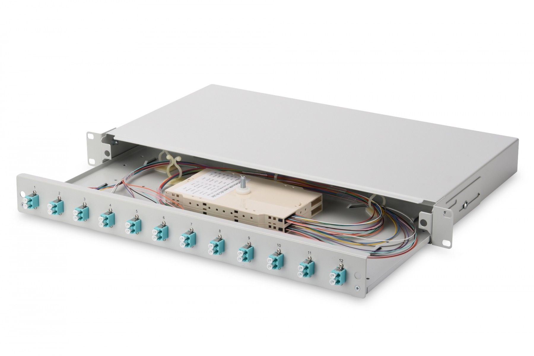 Digitus DN-96331/3 adaptoare pentru fibre optice LC 1 buc. Gri_5