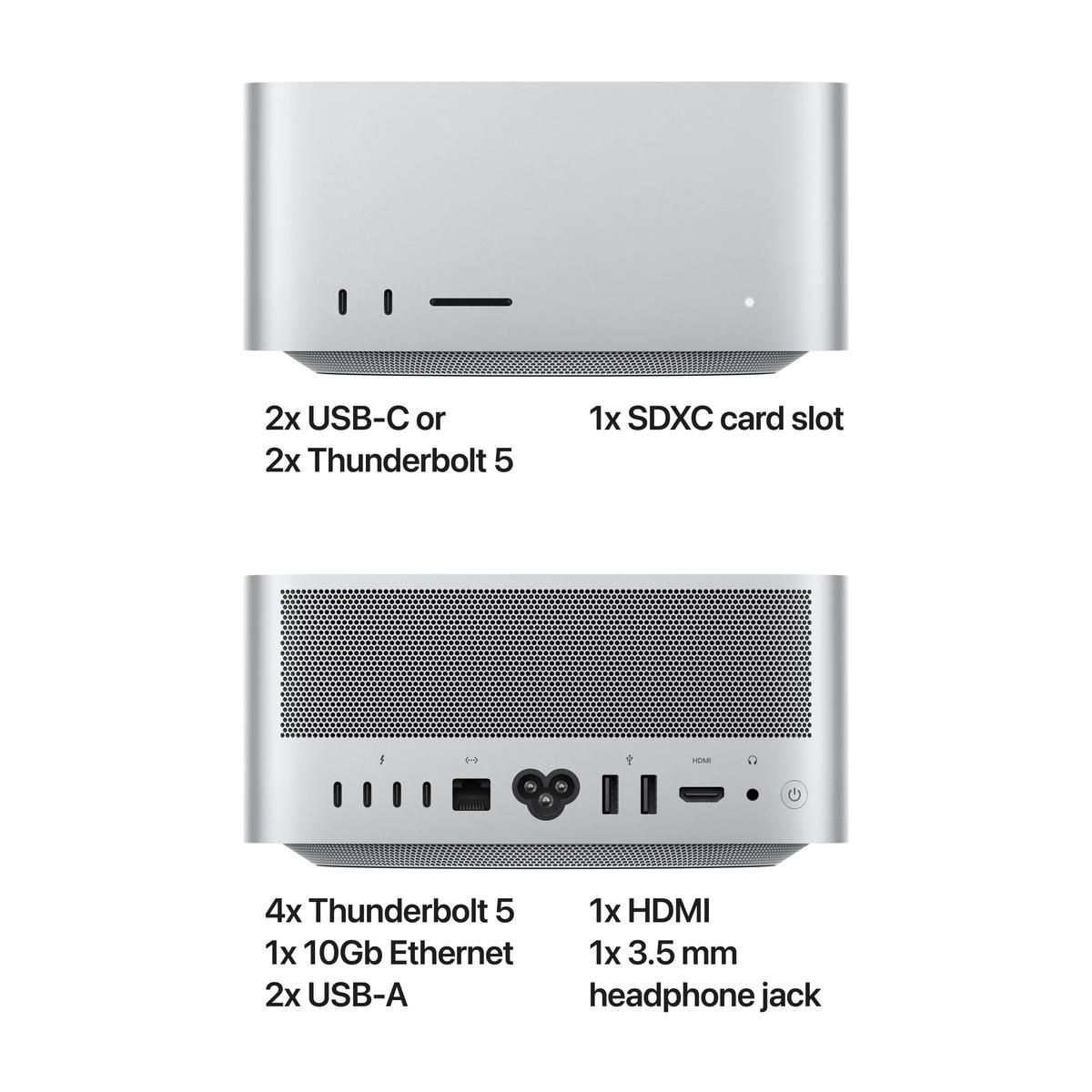 Apple Mac Studio M4 Max (CPU 14-core, GPU 32-core, Neural Engine 16- Core)/36GB/1TB ( CTO From MU963RC/A)  (RO Documentation)_3