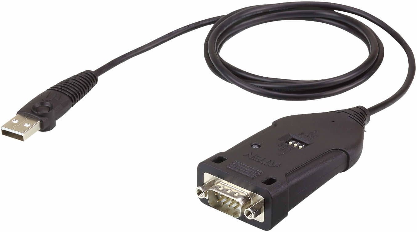 ATEN UC485 cabluri seriale Negru 1,2 m USB Tip-A DB-9_4