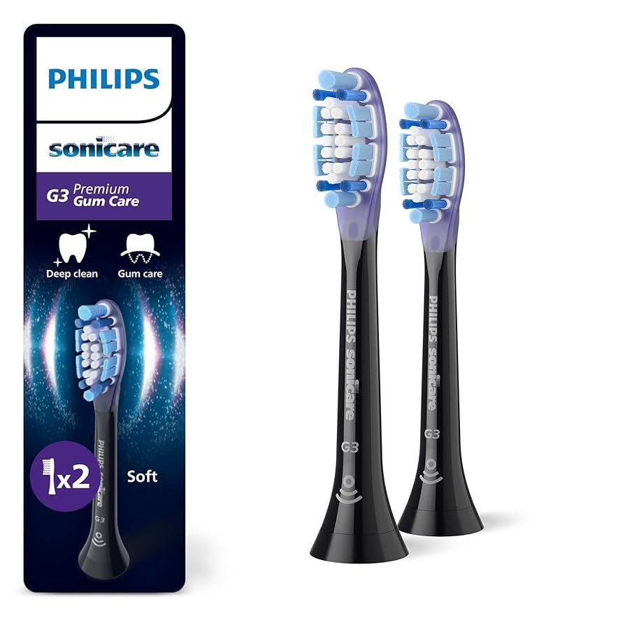 Rezerve PHILIPS Sonicare Gum Care HX9052/88, Pachet de 2 capete de periere, Standard, Click-on, Sincronizarea modurilor BrushSync, Negru, L x A x I (mm) 60x25.7x230.5_1