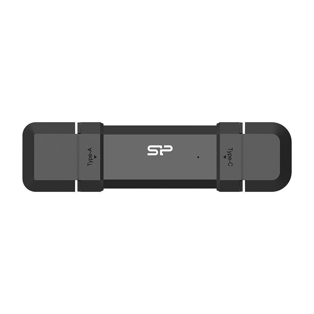 SILICON POWER DS72 250GB USB-A USB-C 1050/850MB/s Pendrive Black_1