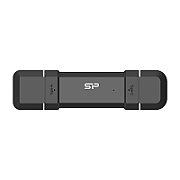 SILICON POWER DS72 250GB USB-A USB-C 1050/850MB/s Pendrive Black_1