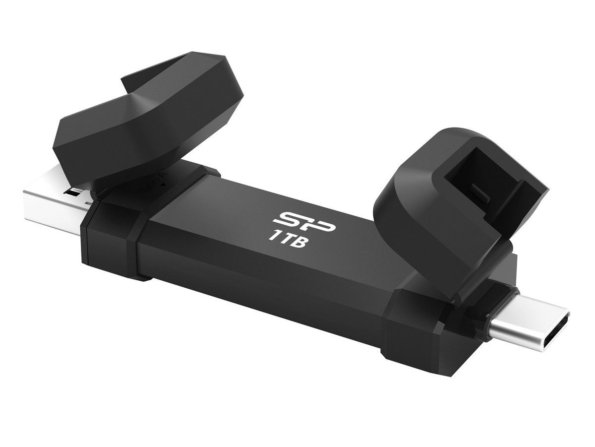 SILICON POWER DS72 1TB USB-A USB-C 1050/850MB/s Pendrive Black_1