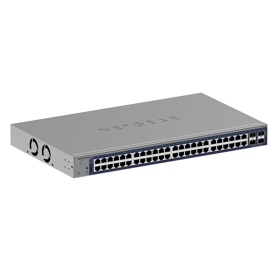 Netgear 48Port Switch 10/100/1000 GS752TX  4xSFP+_2