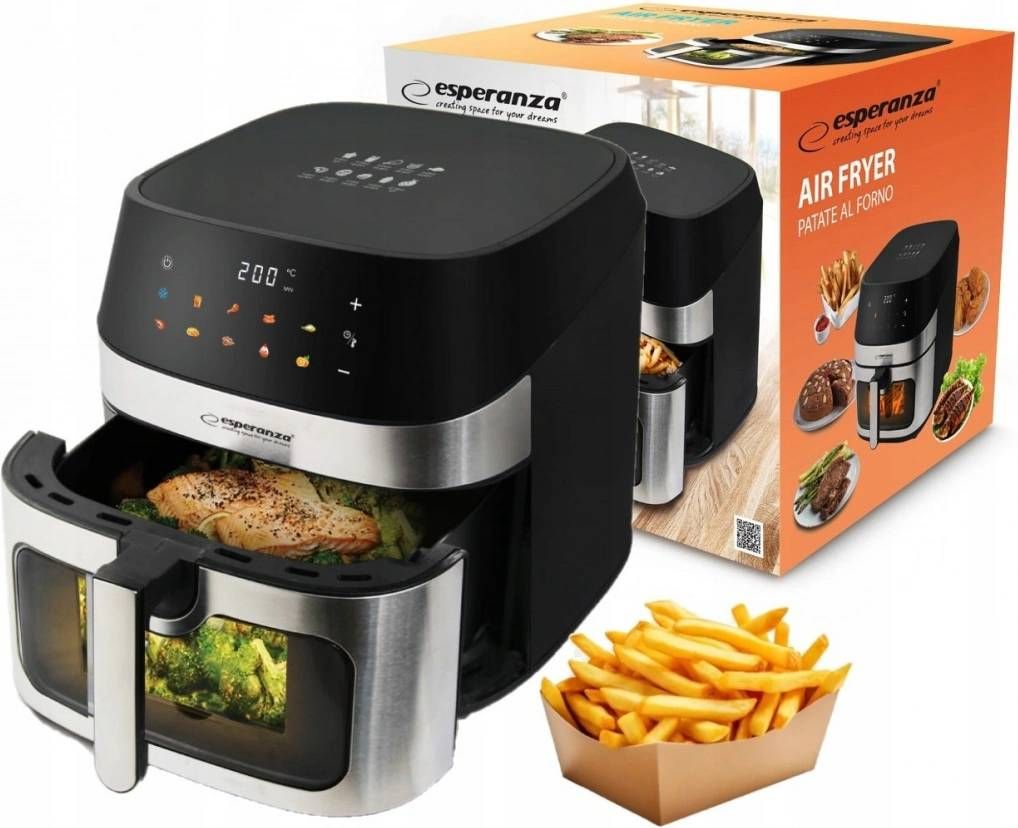 Esperanza EKA005 Non-fat fryer 8L  1600W Inox_3