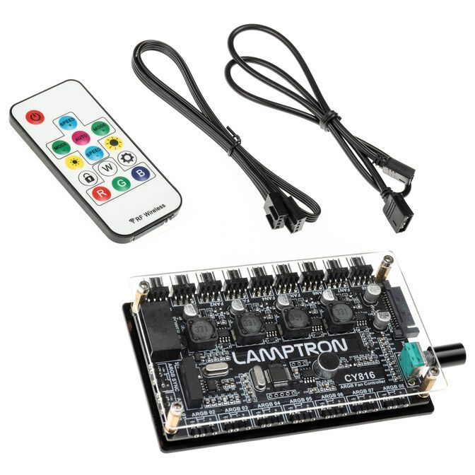 Lamptron CY816 Fan & ARGB Controller - Black_1