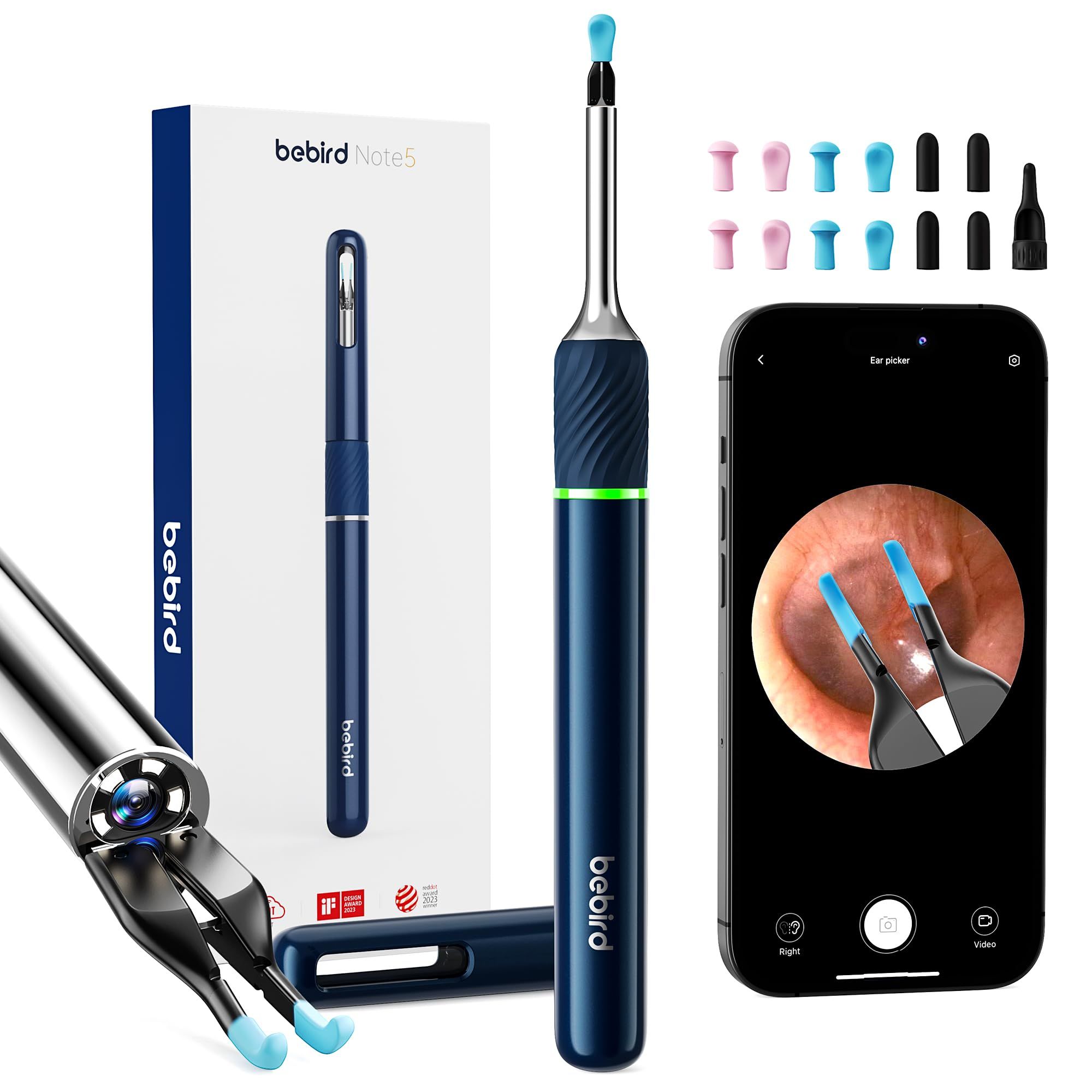 Bebird Note5 Blue Otoscope with camera_2